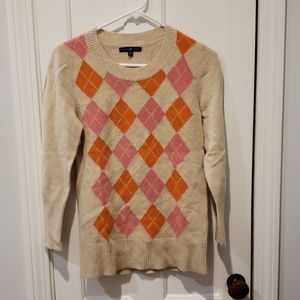 Gap argyle sweater